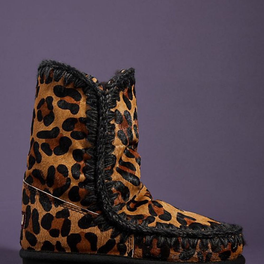 Mou Leopard Boots